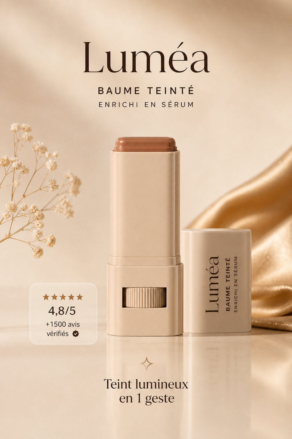 Stick Teint Sérum Lumineux